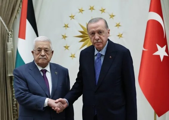 Filistin Devlet Başkanı Ankara'da! Başkan Erdoğan, Mahmud Abbas ile bir araya geldi